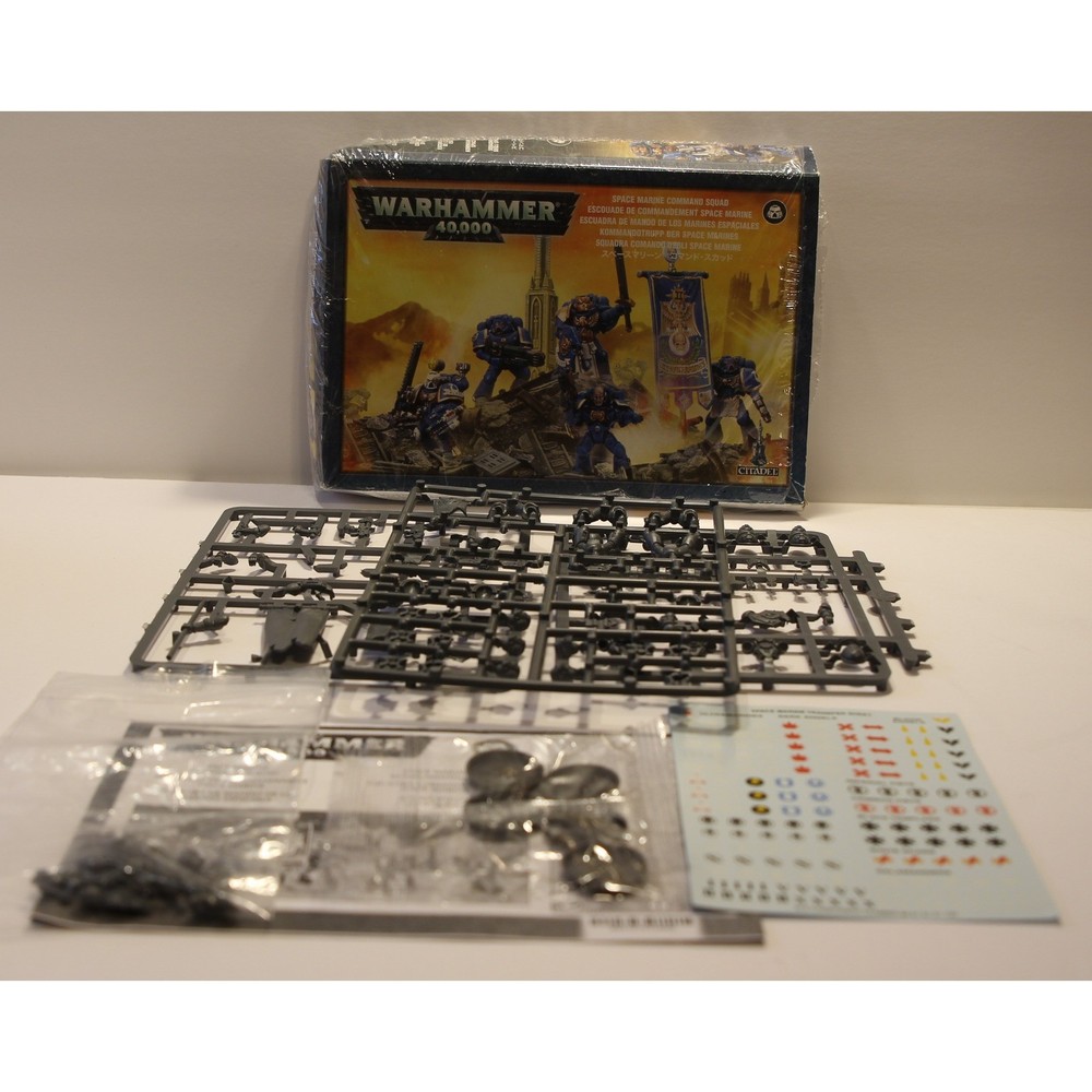 Warhammer 40K Space Marines Command Squad First Born "48-17" .Open Box (A1)