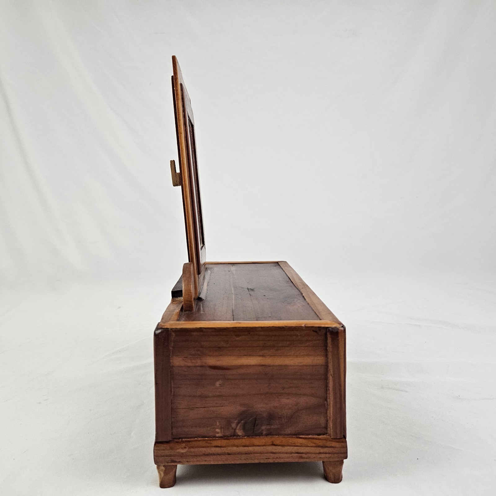 Vintage Salesman Sample Dresser Jewelry Box Mid-Century Cedar Wood Doll Size