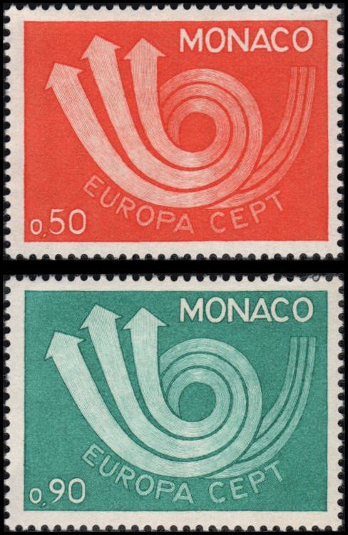 Monaco #866-867 set MH VF