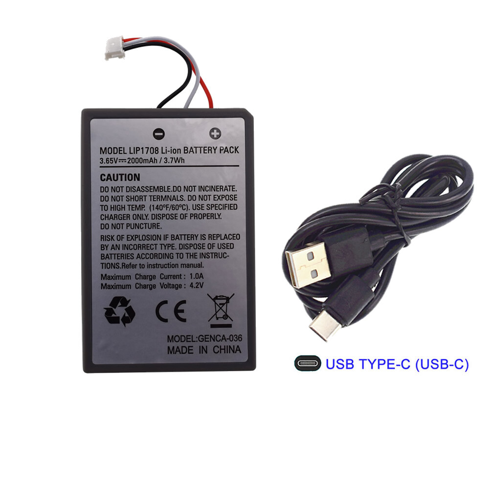 2x Battery Replacement LIP1708 For Sony PS5 Gamepad Handle Controller Duelsense