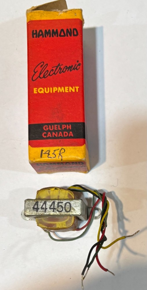 Hammond 145R Miniature Audio Driver Transformer Pri: 20KΩ,  Sec: 2KΩ ct, NOS