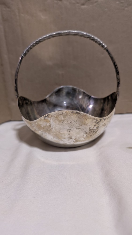 Vintage Silver Plated Candy Dish From Denmark. #149