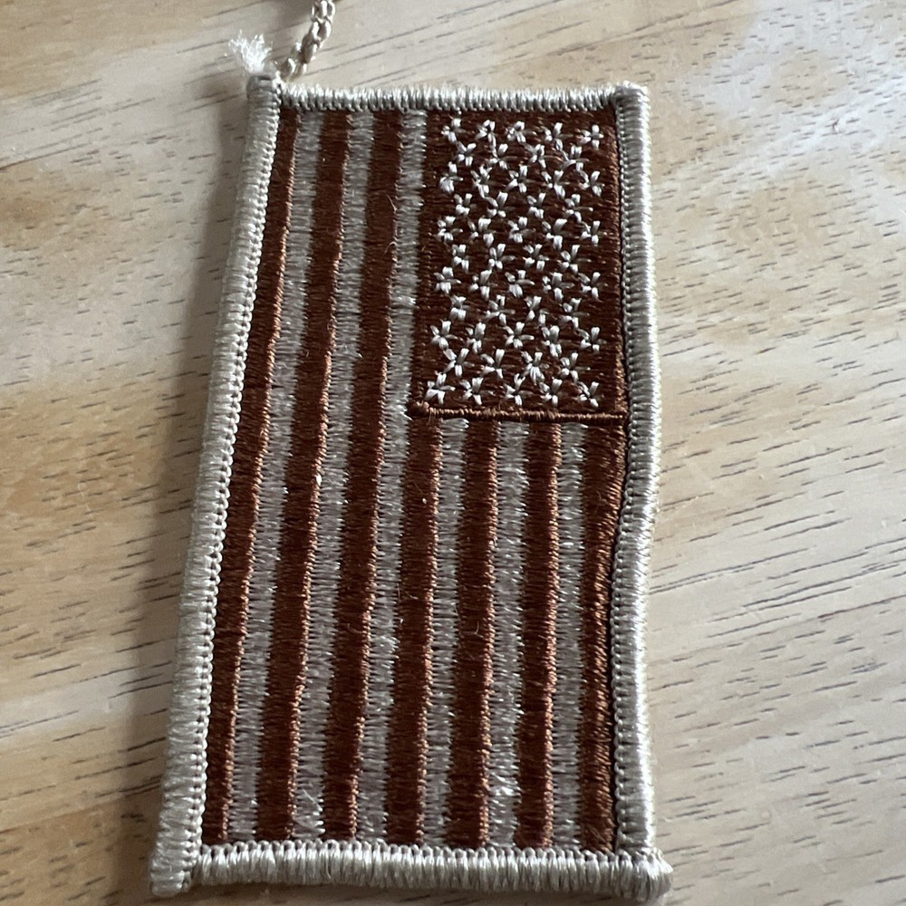 USAF Spice Brown Subdued American Flag Shoulder Patch OCP Uniform Reverse