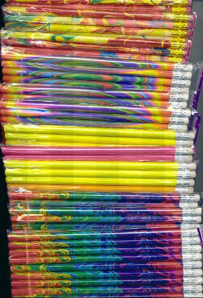 PENCILS ASSORTED 6 DZ  FREE S/H