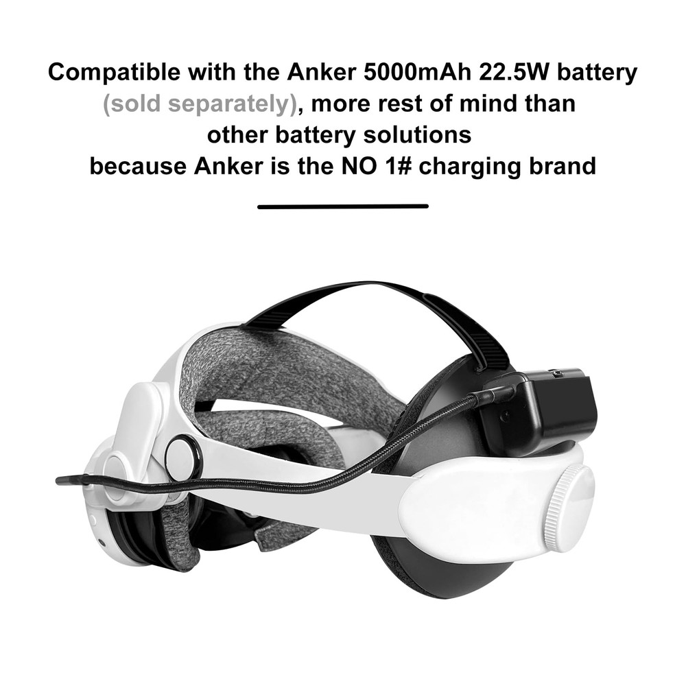 Globular Cluster CMQ3 Comfort Mod Compatible with Quest 3/Compatible White