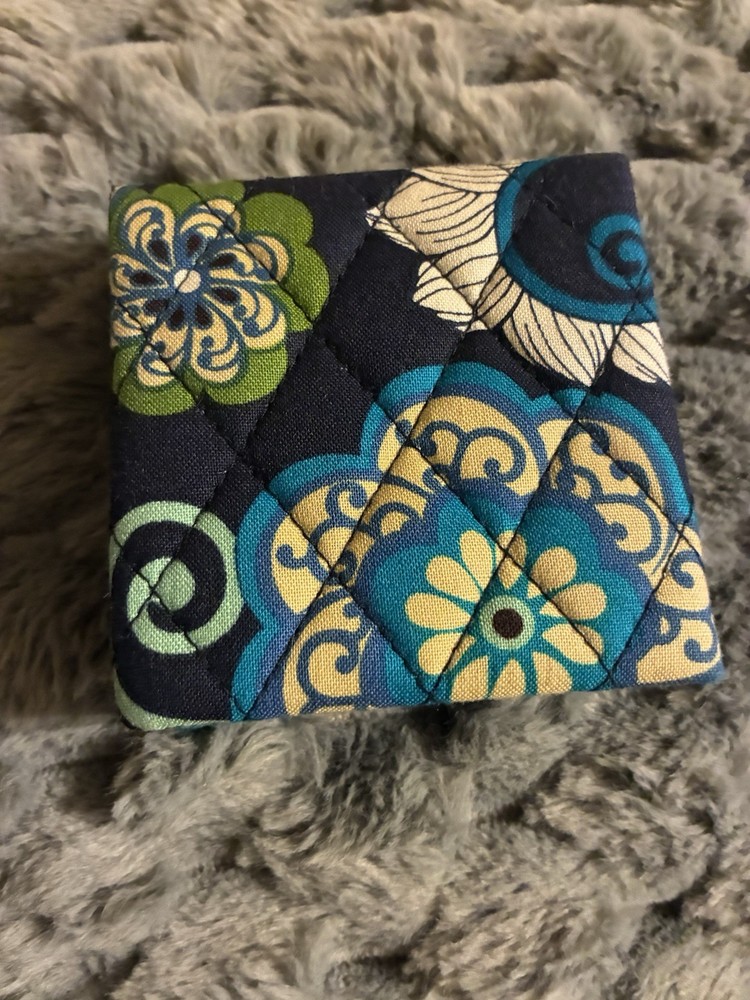 Vera Bradley Mod Floral Blue Post it note keeper