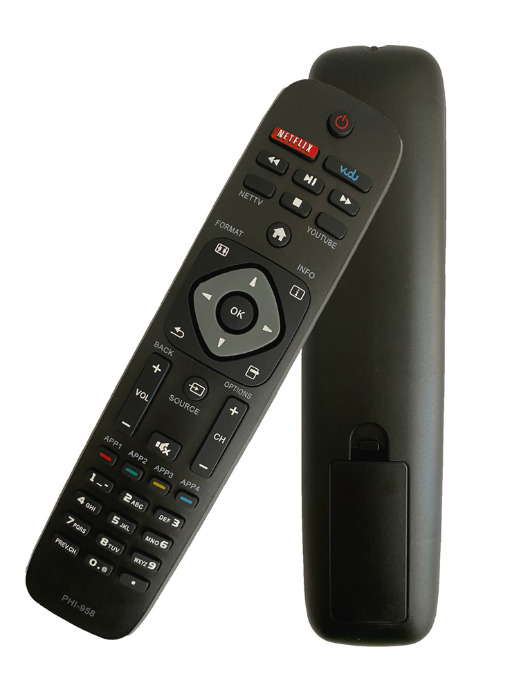 New Remote Control PHI-958 Replace For Any Philips Smart TV