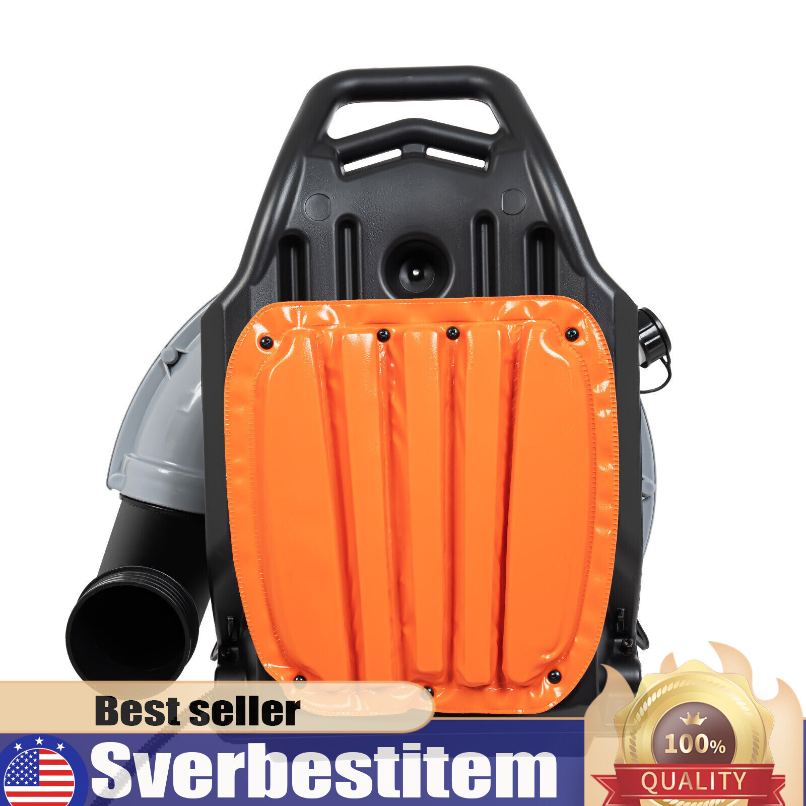 2024 New Upgraded 63CC 2-Stroke 850CFM 4.3HP Commercial Backpack Gas Leaf Blower