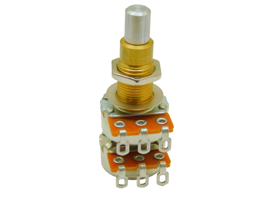 Alpha Potentiometer A500K Concentric Stacked Dime Size Pots