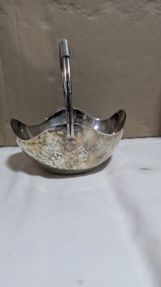 Vintage Silver Plated Candy Dish From Denmark. #149