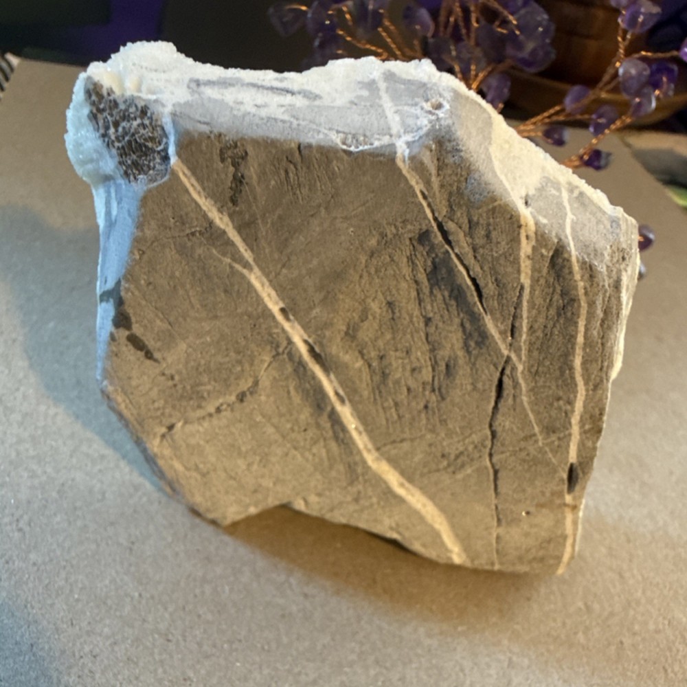 Amethyst Gemstone Tree on Crystal Cluster Base Decorative Piece
