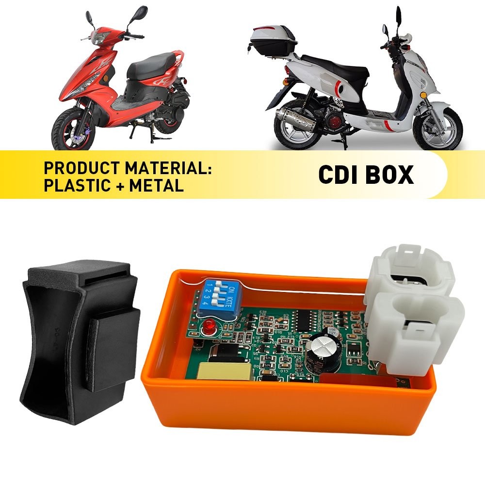 6Pin Adjustable DC CDI Box Replacement For GY6 50cc 125cc 150cc Engine Universal
