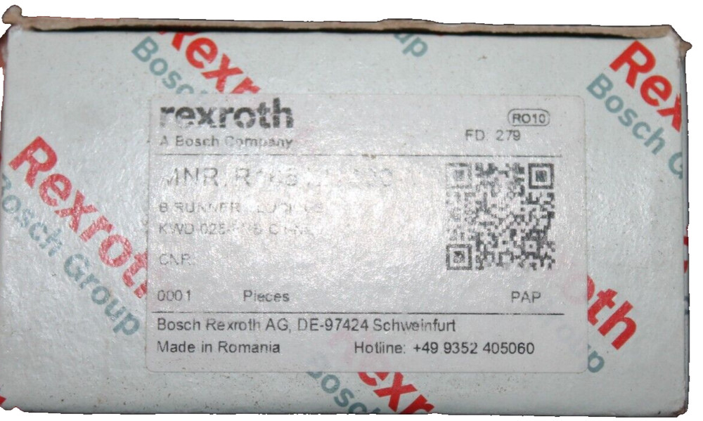 BOSCH Rexroth Linear Guide Carriage R165121420