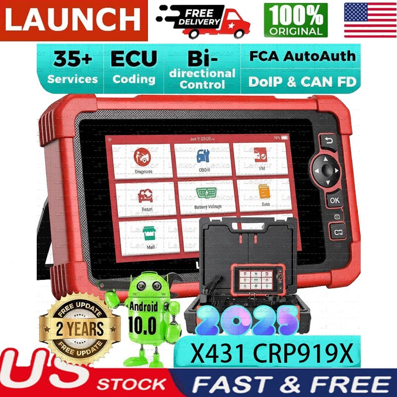 LAUNCH CRP919X OBD2 Scanner Bidirectional Car Diagnostic Tool ABS TPMS IMMO DPF*