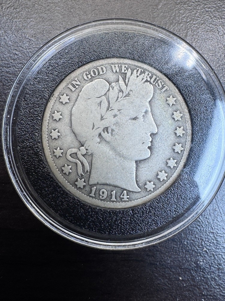 1914-S Barber Half Dollar 50c - Silver Half Dollar