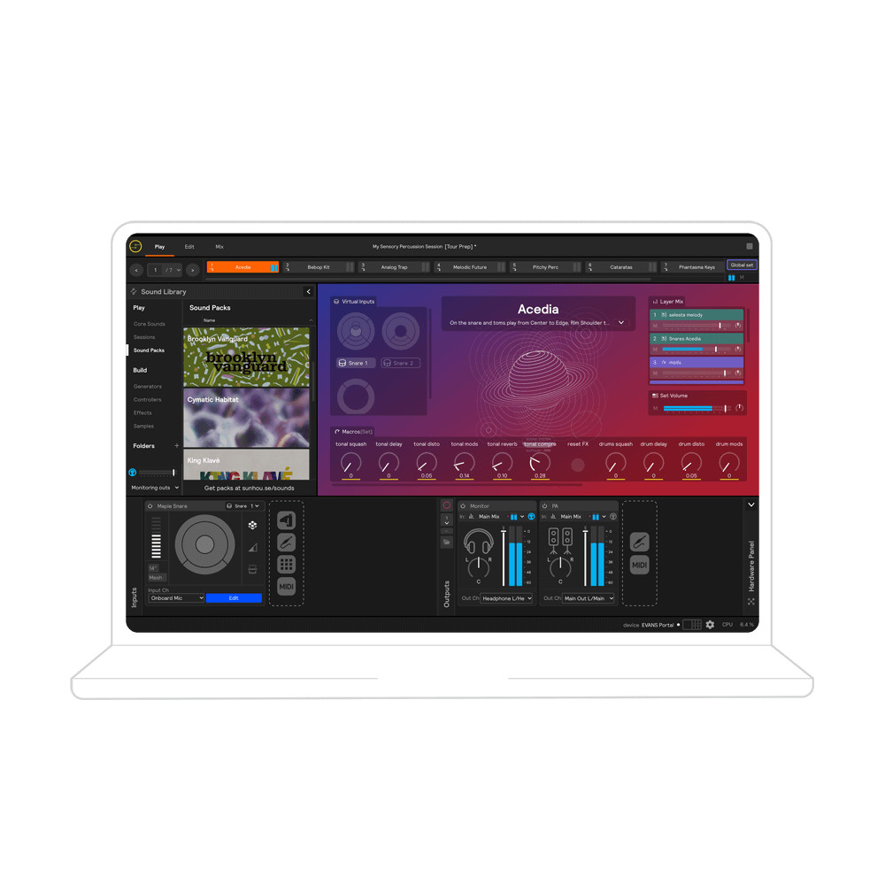 Evans Hybrid Sensory Percussion Starter Pack