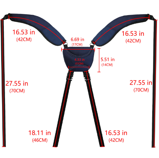 Golf Bag Strap Replacement Comfort Double Shoulder Adjustable Shoulder Strap