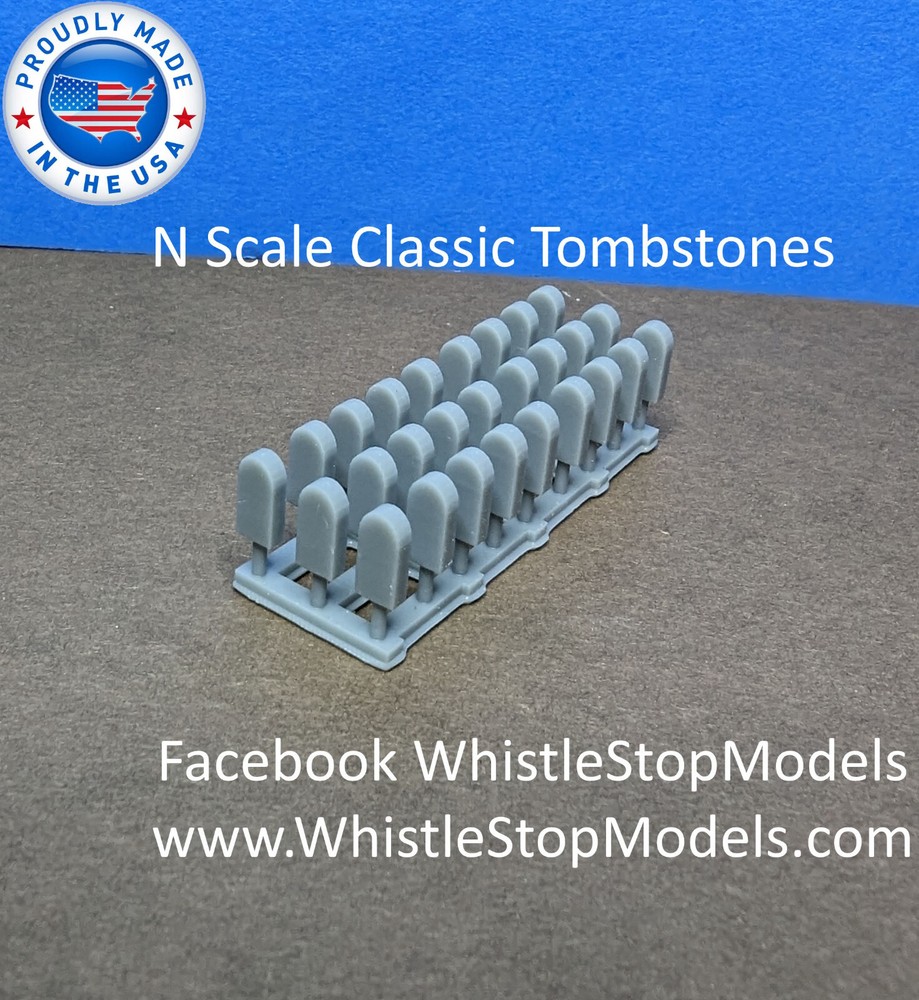27 N Scale Classic Tombstone N6513