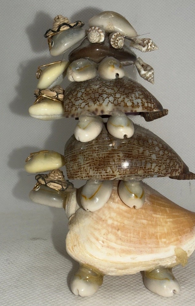 Stacked Turtles Seashell Bobbing (2) Bobble Head Nodder Figurine