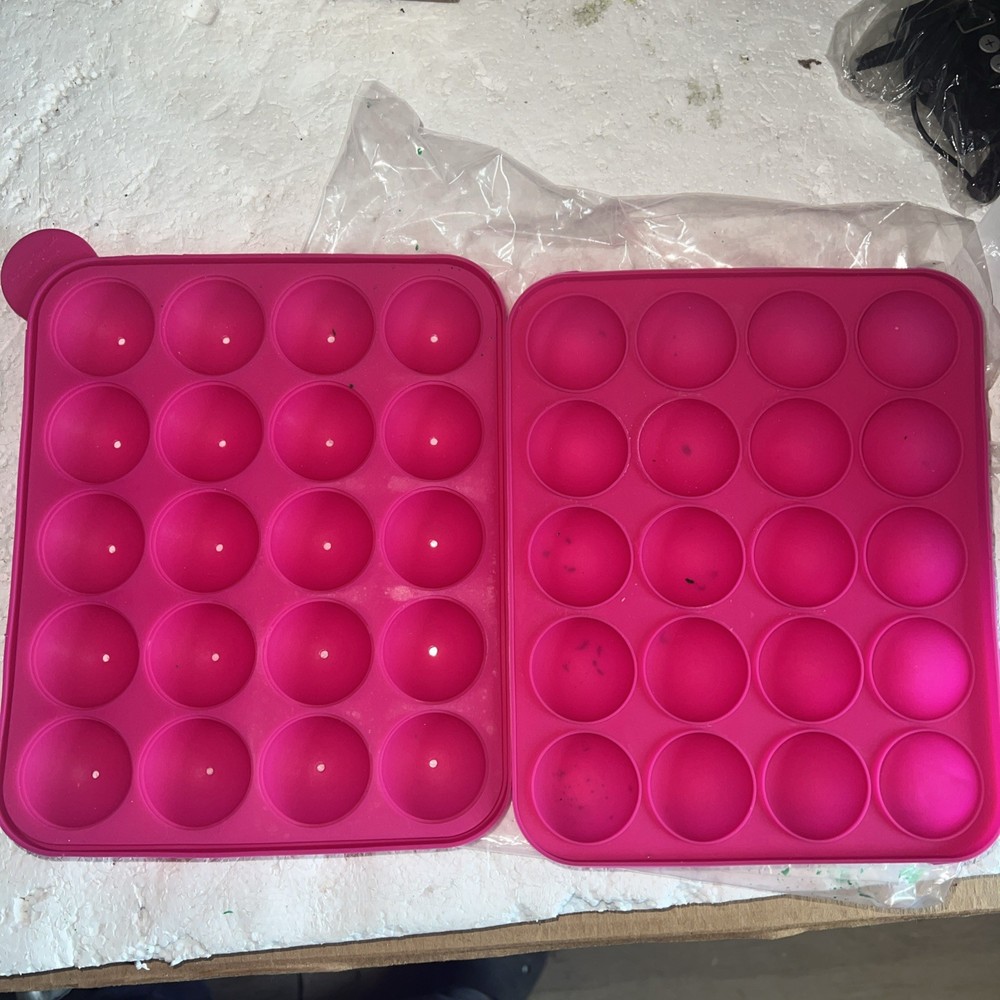 Candy Land Cake Pop Maker Kit Silicone 20 Ball Space