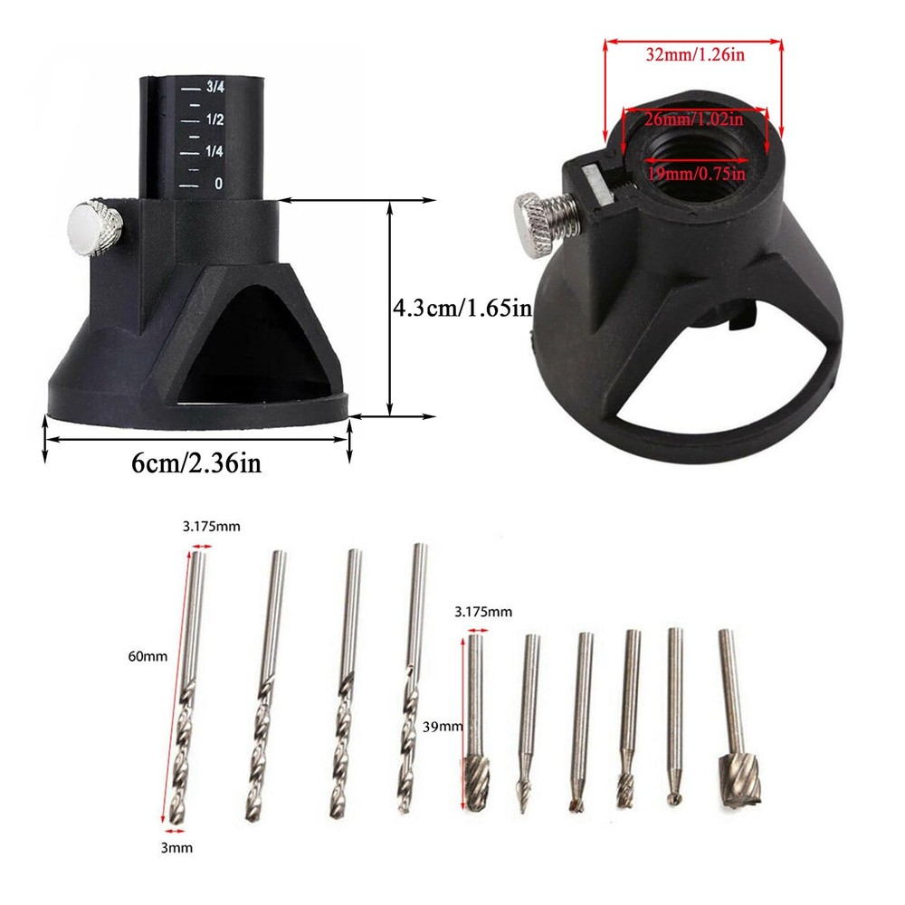 HomeSoGood Router Drill Bits Tool Bit Kit Cutting Guide 60 millimeters
