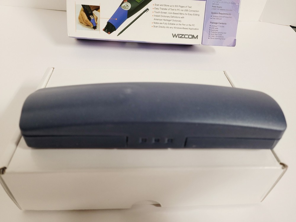 Open Box Wizcom Infoscan Elite TS Mobile Text Scanner with Touch Screen