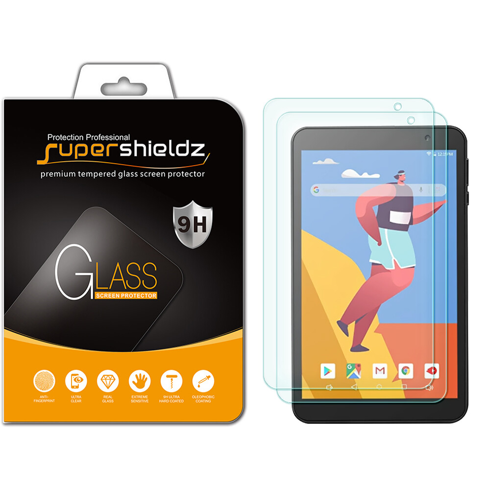 [2-Pack] Supershieldz Tempered Glass Screen Protector for Vankyo MatrixPad S8