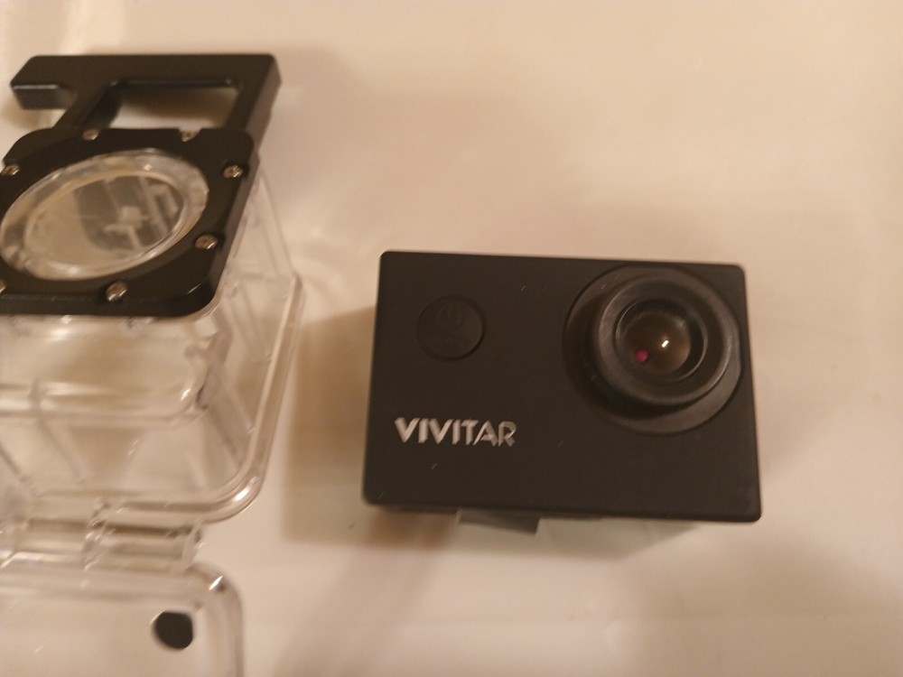 vivitar go pro style camera with waterproof case