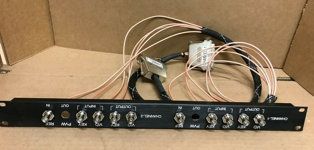 Chyron Video 2 CHANNEL Break-Out Panel BOB