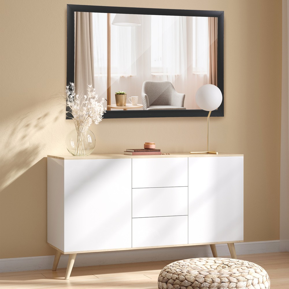 2X Clear Image 36" Rectangular Wall Mirror Home Make-up Mirror Bedroom Bathroom