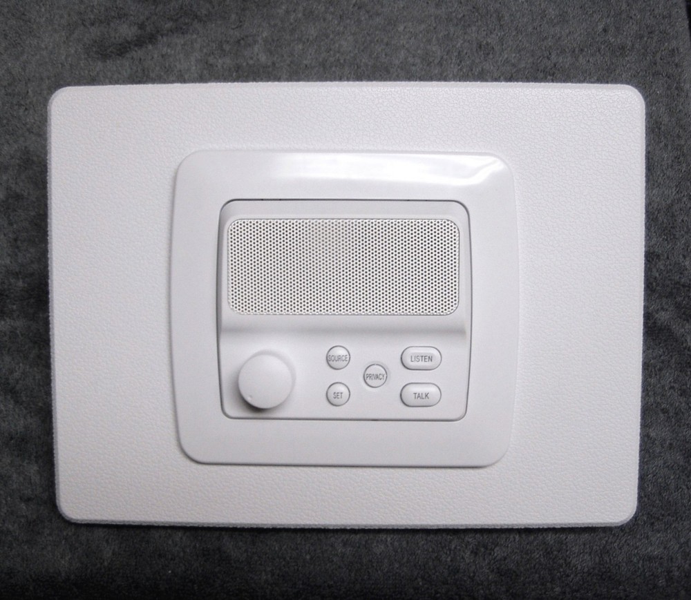 RETRO-5RH White Horizontal plastic cover plate Intercom IST IntraSonic