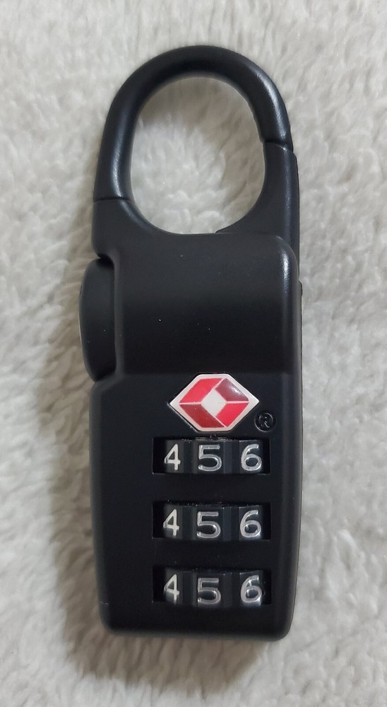 New Tumi Alpha Black TSA Luggage Combination Lock