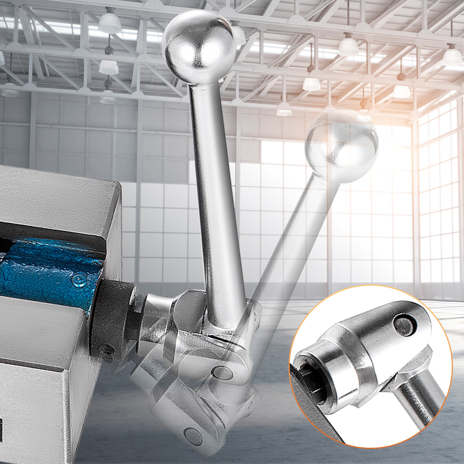 VEVOR 4" Precision CNC Vise Milling Machine Vise Bench Clamp Vice 10cm Jaw Width