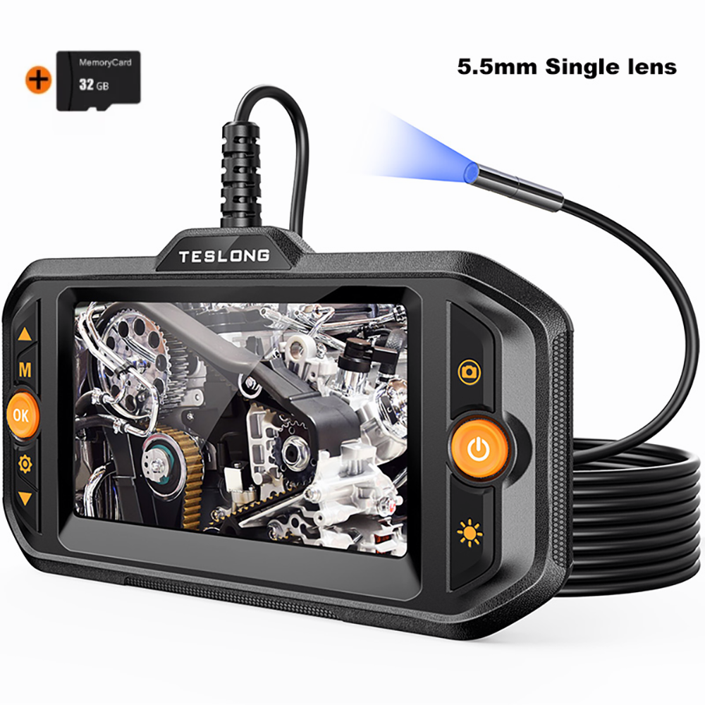 Teslong HD Borescope Inspection Camera 1080P Industrial Endoscope Engine Camera