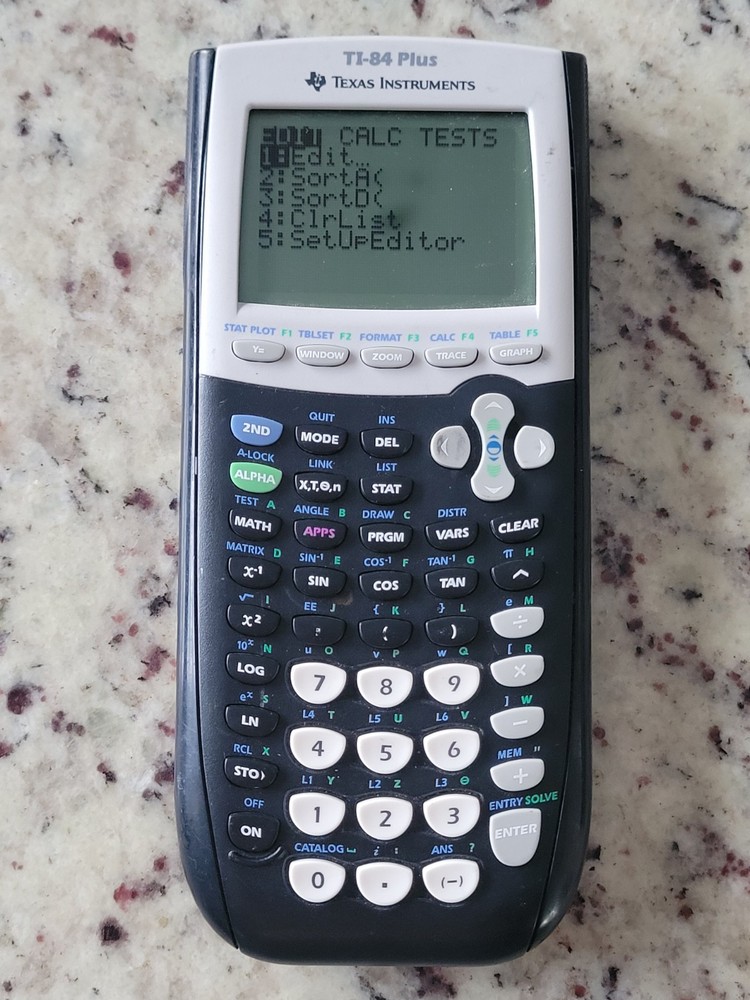 Texas Instruments TI-84 Plus Graphing Calculator - No Cover - TESTED & WORKING