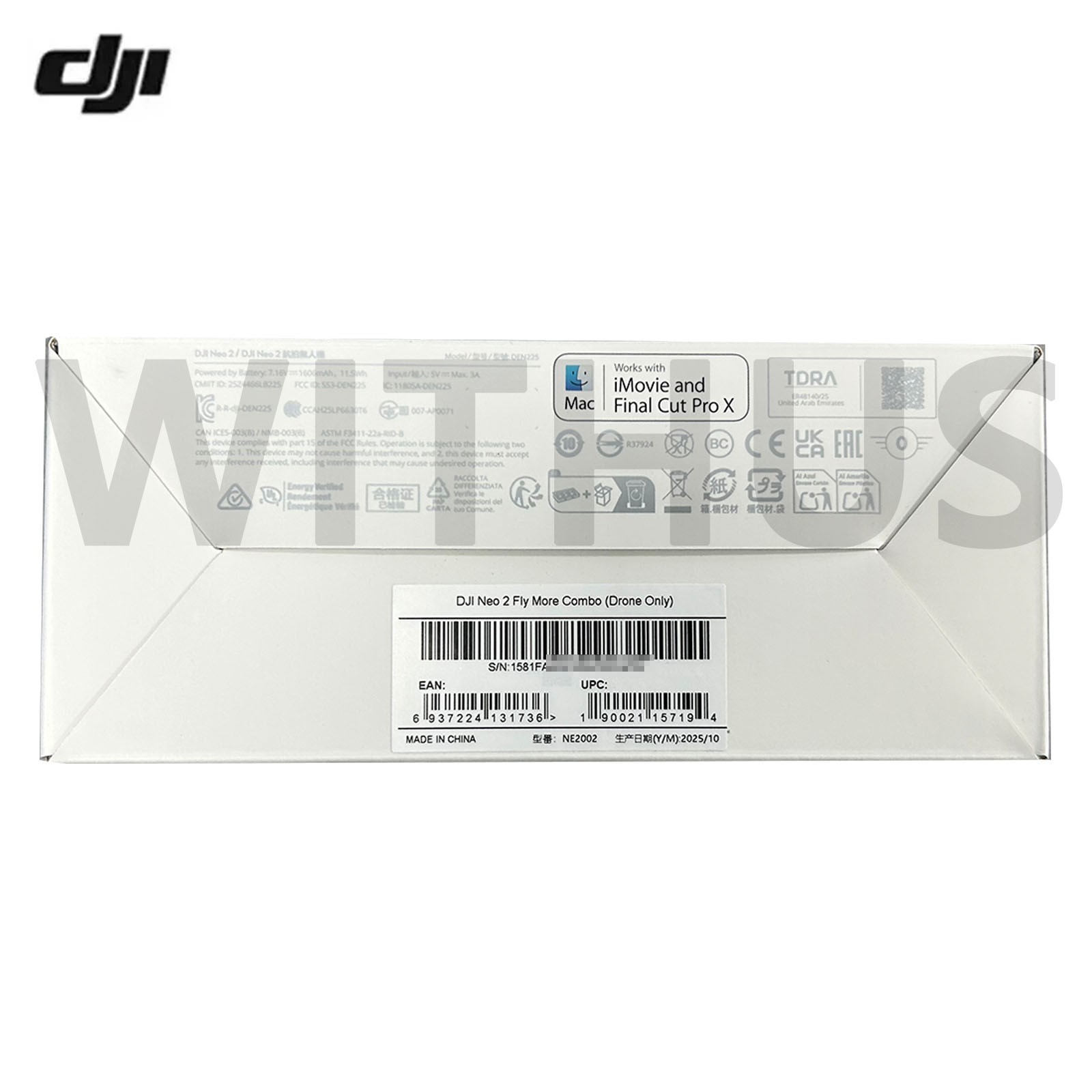 DJI Neo 2 Fly More Combo (Drone Only)(3 Battery) Camera Drone /No Tariffs In US=