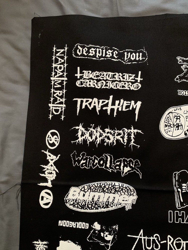 Crust Punk Patches Sheet