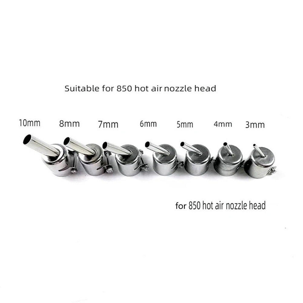 High Performance 7PCS Hot Air Nozzles for Efficient Component Level Repairs