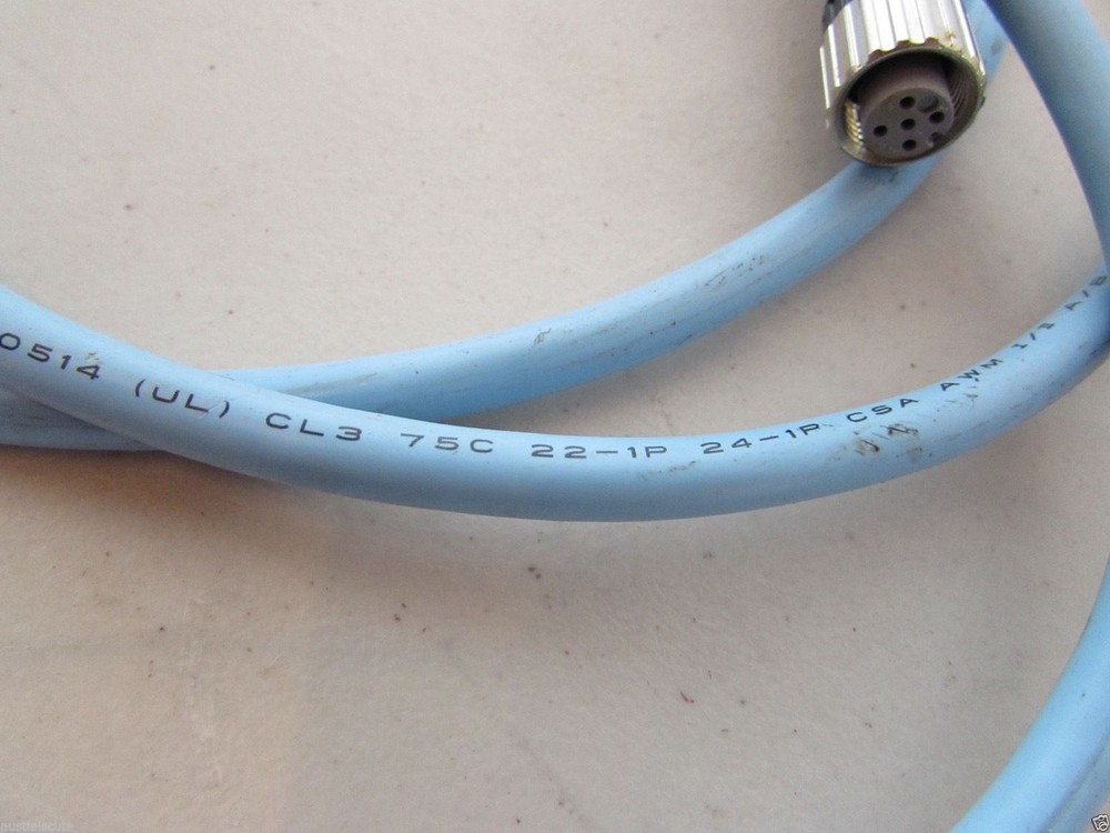 6 Foot  DeviceNet TDN24U Thin E120514 (UL) Cable Omron