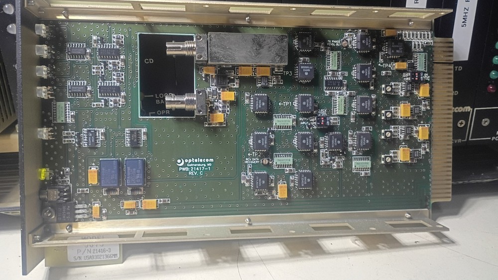 Optelecom System 5000AI Fiber Optic Mil-STD-1553 5MHz Ref. Clock