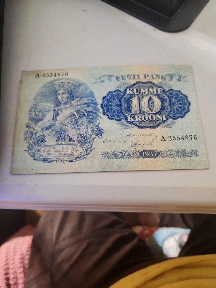 Estonia 10 Krooni bank note