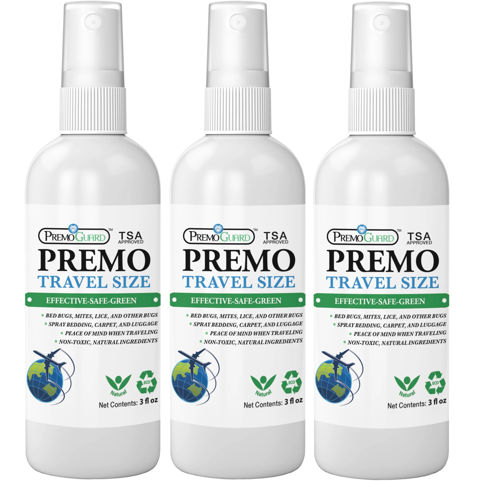 Bed Bug & Mite Killer - All Natural Non-Toxic - By Premo Guard
