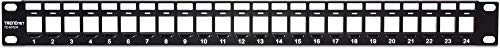 TRENDnet 24 Port Blank Keystone 1U Patch Panel for Cat6 Networking Solutions