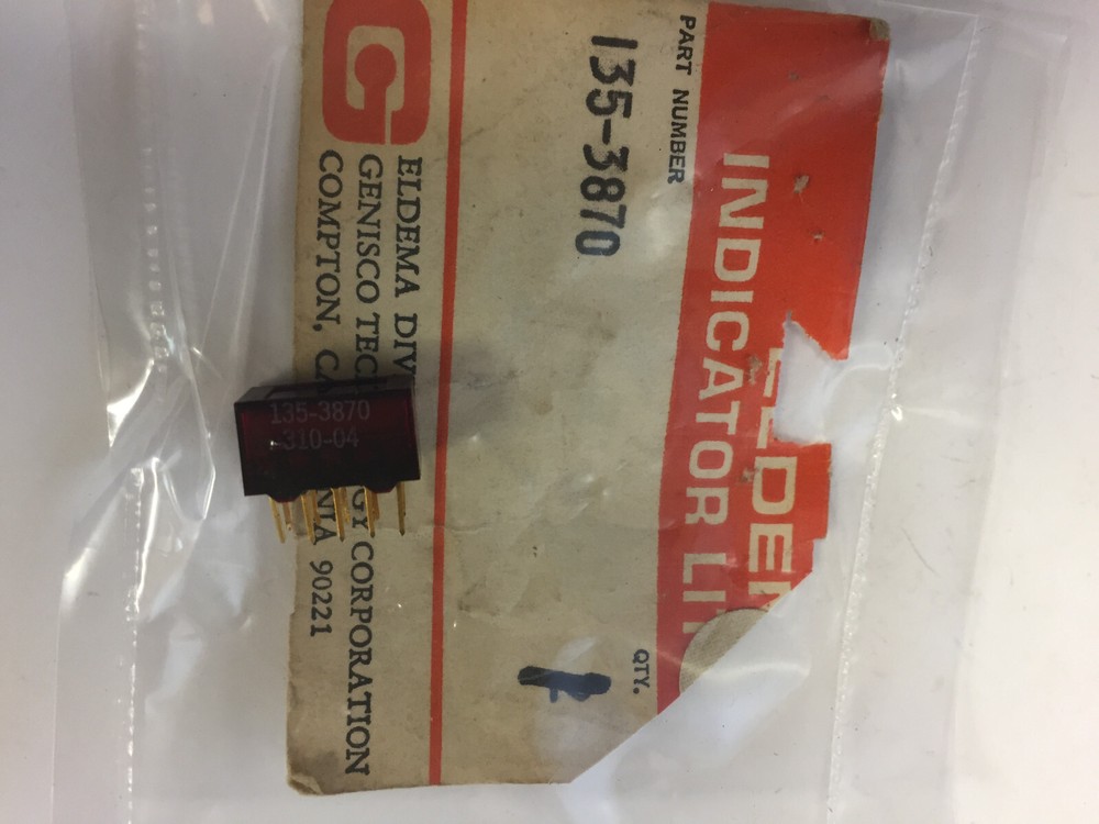 135-3870 ELDEMA LAMP 1 PC  NOS