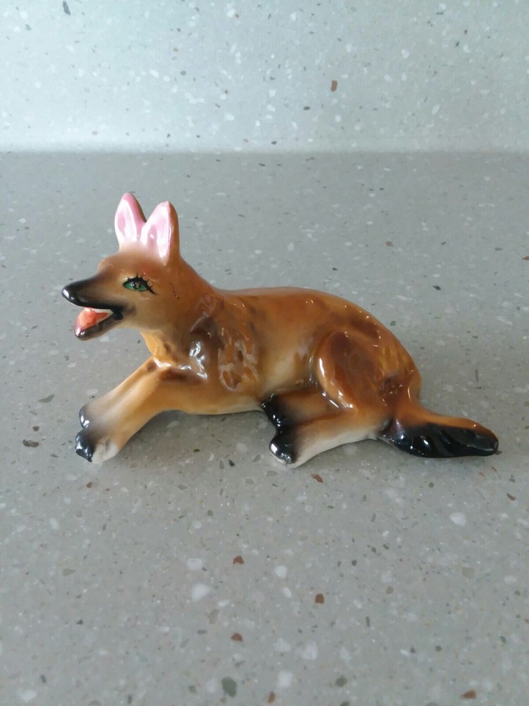 Very Old 5 Inch German Shepherd Figurine