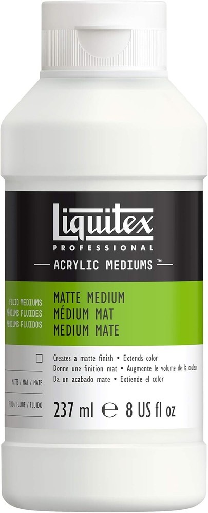 Intermixable 8oz Matte Medium | Achieve Professional Results with Acrylic Paint