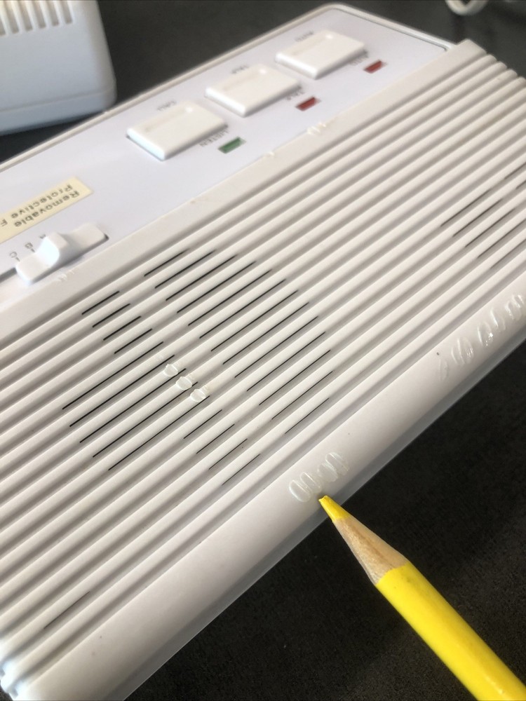 x2 - NUTONE 3 Channel FM Wireless Intercom White Tested/Working Set Replacement