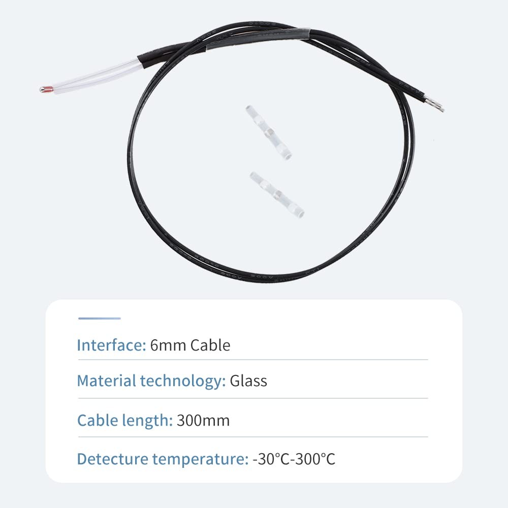 Creality Original 3D Printer Thermistor Temp Sensor NTC100K 5 Pack Quick...