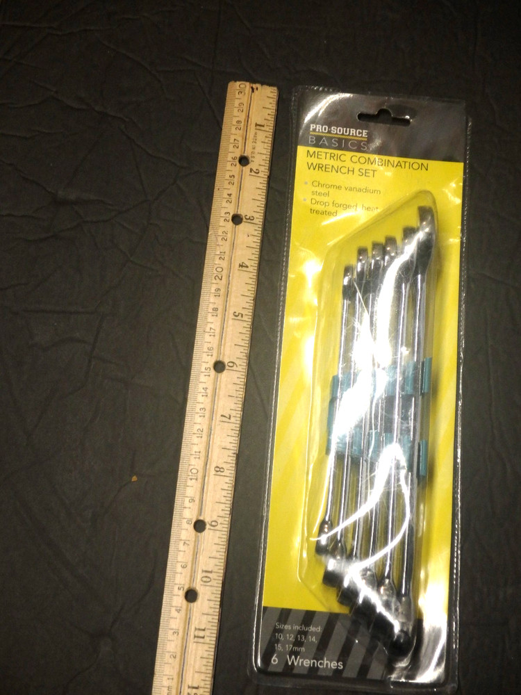 pro-source 6pc metric combination wrench set