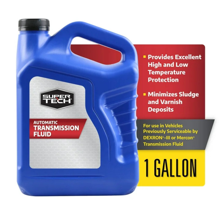 2 Bottle Super Tech Automatic Transmission Fluid, 1 Gallon Bottle